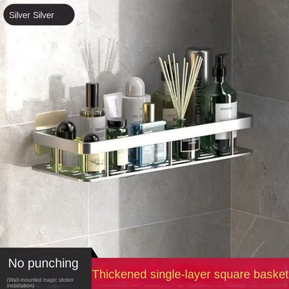 Bathroom Storage Rack No Drill Shelves Wall Mount Corner Shelf Shower Holder for WC Shampoo Organizer Bathroom Accessories